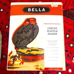 bella cucina circus waffle maker